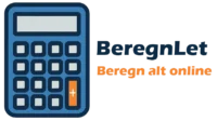 BeregnLet.dk logo - beregn alt online
